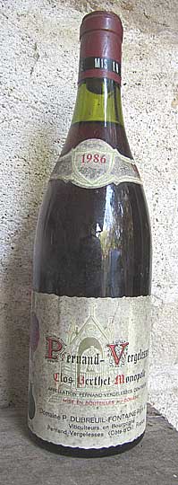 Pernand V Clos Berthet